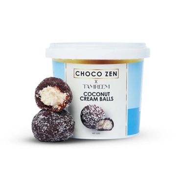 Choco Zen Coconut Cream Dubai Chocolate Date Balls, 125G